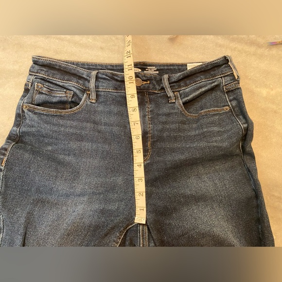 Old Navy Rockstar Super Skinny High Rise Secret Slim Pockets Blue Black Size 10 - Picture 7 of 13